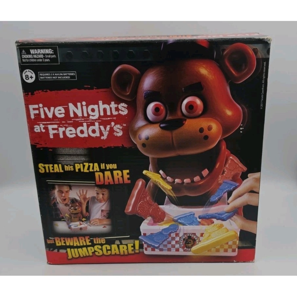 Five Nights At Freddy's Steal Pizza If You Dare Beware Jump Scare Board Game CIB